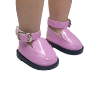 Pink Buckle Shoes Fits 14.5" Wellie Wisher American Girl Doll Shoes0
