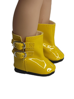 Yellow Rain Boots Fits 14.5" Wellie Wisher American Girl Doll Shoes0