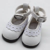 White Dress Shoes 4.5*2.2 cm Fits BJD Dolls0