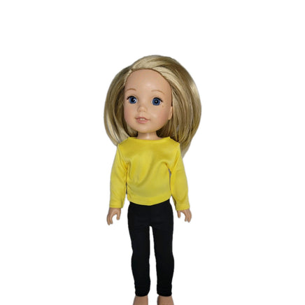 Minion Outfit Fits 14.5" Wellie Wisher American Girl Doll Clothing3