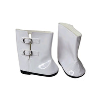 White Rain Boots Fits 18" American Girl Doll Clothes Shoes2