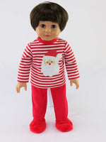 Santa Pajama Pant Set Fits 18" American Boy Girl Doll Clothing0