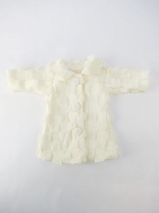 Checkered Fur Coat Outerwear Fits 18" American Girl Doll Clothing1