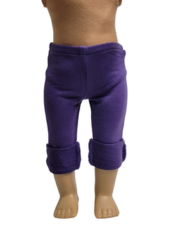 Purple Capri Pants Fits 18" American Girl Doll Clothing0