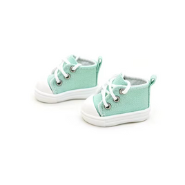 Mint Green Canvas Sneakers 5*2.2 cm Fits BJD Dolls0