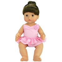 Pink Bathing Suit Hat & Sandals Fits 15" Bitty Baby American Girl Doll Clothing1
