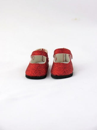 Red Glitter Dress Shoes Fits 14.5" Wellie Wisher American Girl Doll Shoes1