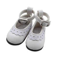 White Dress Shoes 4.5*2.2 cm Fits BJD Dolls1