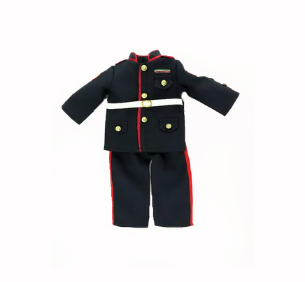 Marines Inspired Formal Suit Pant Set Fits 18" American Boy Girl Doll Clothing2