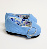Blue Buckle Dress Shoes Fits 18" American Girl Doll Clothing Shoes2