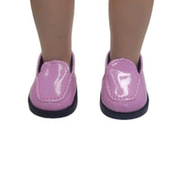 Pink Loafers Fits 14.5" Wellie Wisher American Girl Doll Shoes1