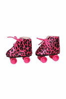 Pink Leopard Roller Skates Fits 18" American Girl Doll Clothing Shoes0