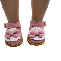 Pink Mary Jane Dress Shoes Fits 14.5" Wellie Wisher American Girl Doll Shoes1