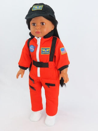 Orange Astronaut Suit Fits 18" American Boy Girl Doll Clothing2