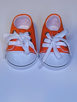 Orange Low Top Canvas Sneakers Fits 18" American Girl Doll Clothing Shoes2