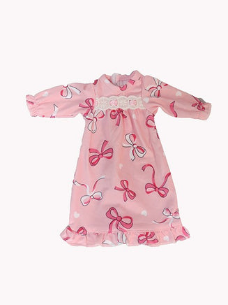 Pink Ribbon Nightgown Fits 14.5" Wellie Wisher American Girl Doll Clothing1