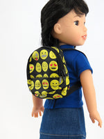 Emoji Backpack Fits Wellie Wishers 14.5" American Girl Clothes1