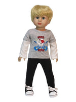 Rockstar Outfit Fits 18" American Boy Girl Doll Clothing0