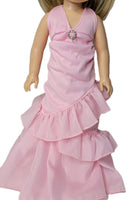 Pink Ball Gown Fits 14.5" Wellie Wisher American Girl Doll Clothing2