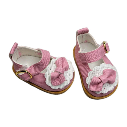 Pink Mary Jane Dress Shoes Fits 14.5" Wellie Wisher American Girl Doll Shoes3