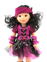 Pirate Costume Outfit Fits 14.5" Wellie Wisher American Girl Doll Clothing0