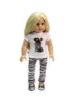 Zebra Print Pant Set Fits 18" American Girl Doll Clothing1