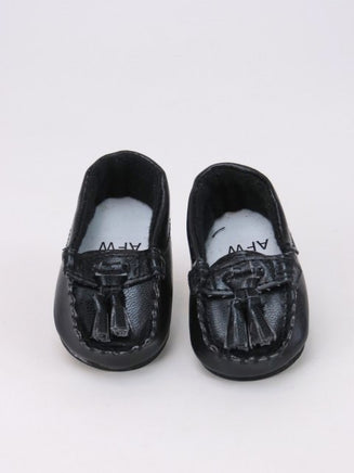 Black Little Loafers Fits 18" American Girl Doll Clothing Shoes1