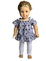 Star Tunic And Leggings Fits 18" American Girl Doll Clothing0