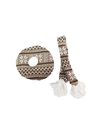 Knit Hat & Scarf Set Fits 18" American Girl Boy Doll Clothing1