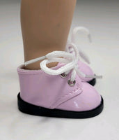 Light Pink Shoes Fits 14.5" Wellie Wisher American Girl Doll Shoes2