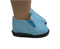 Blue Slip On Shoes Fits 14.5" Wellie Wisher American Girl Doll Shoes3