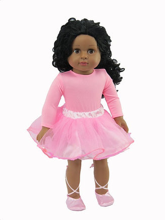 Pink Ballerina Dance Outfit Shoes Fits 18" American Girl Doll Clothing0