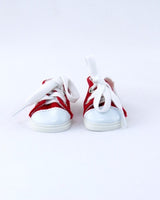 Red Canvas Sneakers Fits 14.5" Wellie Wisher American Girl Doll Shoes1