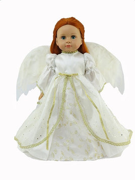 White And Gold Angel Dress Wings Fits 18" American Girl Doll Clothing0