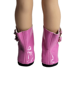Pink Rain Boots Fits 14.5" Wellie Wisher American Girl Doll Shoes1