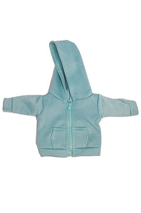 Turquoise Zip Up Hoodie Sweatshirt Fits 18" American Girl Doll Clothing2