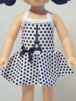 Paris Eiffel Tower Swimsuit Fits 14.5" Wellie Wisher American Girl Doll Clothing2