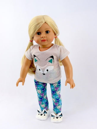 Little Fox Pajama Pant Set Fits 18" American Girl Doll Clothing0