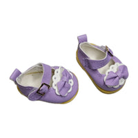 Lavender Mary Jane Dress Shoes Fits 14.5" Wellie Wisher American Girl Doll Shoes3