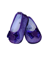 Purple Glitter Heart Dress Shoes Fits 18" American Girl Doll Clothing Shoes0
