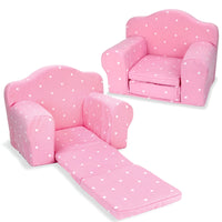 Pink Polka Dot Pull Out Chair Bed Fits 18" American Girl Doll Furniture0