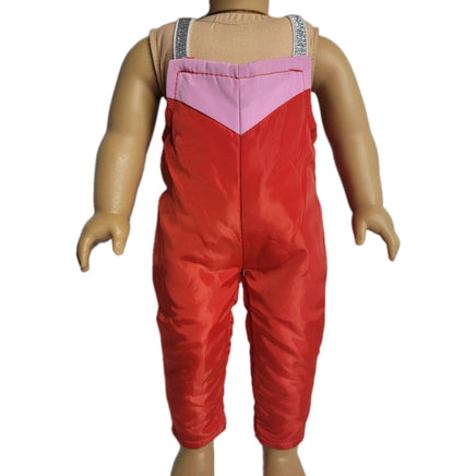 Red And Pink Snowsuit Coat & Snow Pants Fits 18" American Girl Doll Clothes3