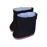 Dark Brown Fur Lined Boots Fits 18" American Girl Doll Clothing Shoes2