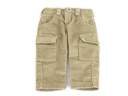 Tan Corduroy Cargo Pants Fits 18" American Boy Girl Doll Clothing0