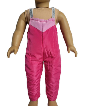 Magenta And Light Pink Snowsuit Fits 18" American Girl Doll Clothes3