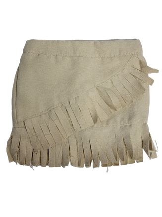 Tan Fringe Skirt Fits 18" American Girl Doll Clothing1