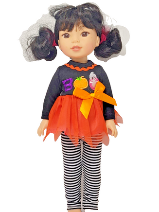 Halloween Boo Pant Set Fits 14.5" Wellie Wisher American Girl Doll Clothing0