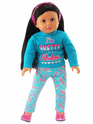 Pretty Fabulous Pant Set Fits 18" American Girl Doll Clothing0