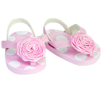 Pink Bathing Suit Hat & Sandals Fits 15" Bitty Baby American Girl Doll Clothing2