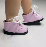 Light Pink Shoes Fits 14.5" Wellie Wisher American Girl Doll Shoes1
